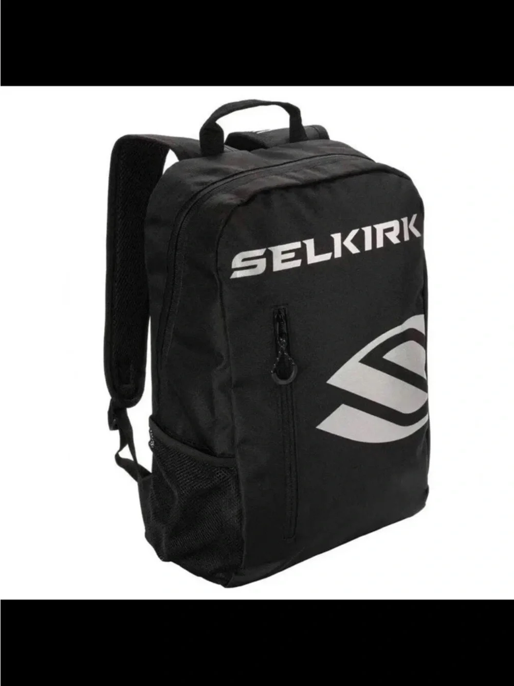 Selkirk Black/Silver Day Bag Backpack New
